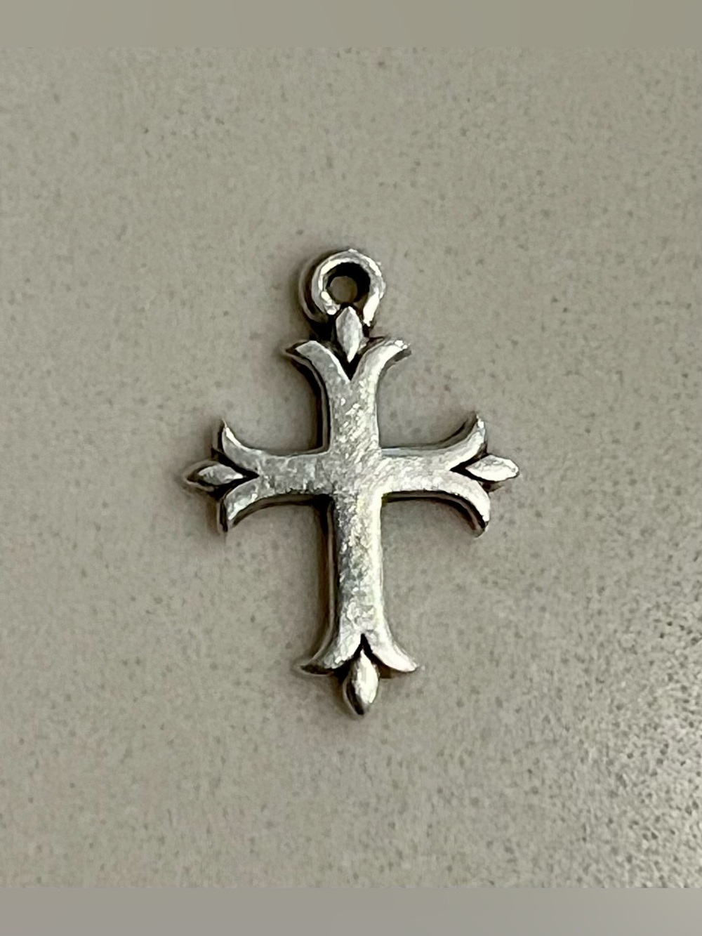 James Avery Sterling Silver Cross Charm - Picture 3 of 5